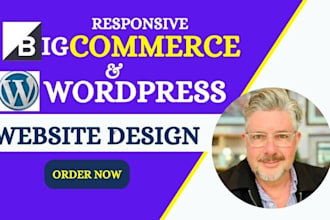 build a bigcommerce ecommerce site with wordpress design elements