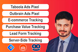 setup taboola pixel, outbrain, native ads conversion tracking, GTM, fix pixel