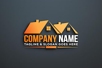 design unique modern real estate, construction, property, investment logo