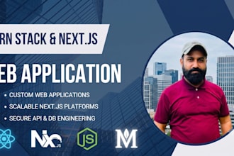 a scalable nextjs website or mern stack web application