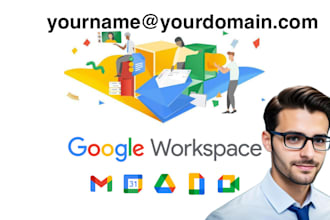 get a professional business email  google workspace setup