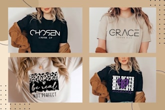 do custom christian t shirt design