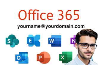 set up office 365 with your domain in 24h