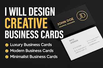 design professional visiting card for your business