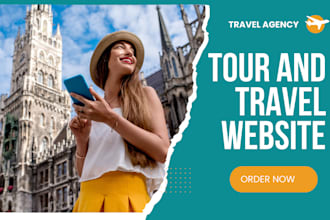 create travel agency, tour booking, hotel, tourism, wordpress website