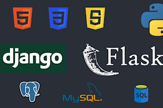 be professional python,django, and flask web application dev