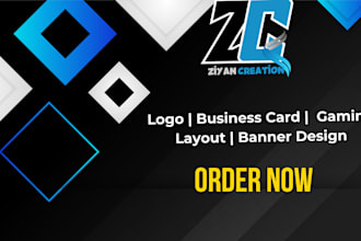 design modern logo, business cards, and banners with creativity