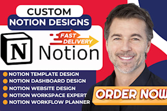 create advance notion template workflow for  business notion workspace dashboard