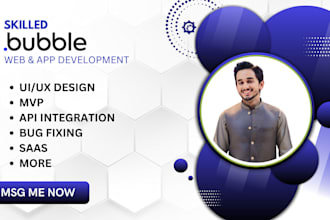 develop bubble mvp  bubble io app bubble website bubble saas