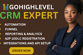be your gohighlevel crm expert a2p 10dlc setup gohighlevel website sales funnel
