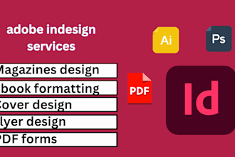 expert adobe indesign services  ebooks magazines in 24 hours