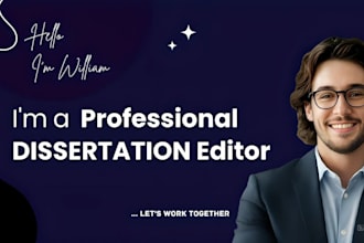 edit your dissertation and thesis
