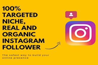 do organic instagram promotion and increase followers fast