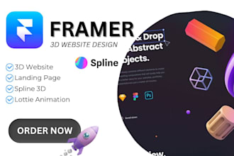 build 3d game website ui animation using webflow framer 3d spline threejs gsap