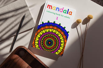 design easy and bold mandala colouring pages for adults