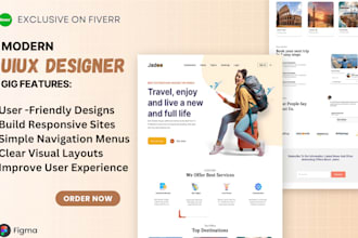 design engaging figma website, prototype, dashboard ui ux and app mockup