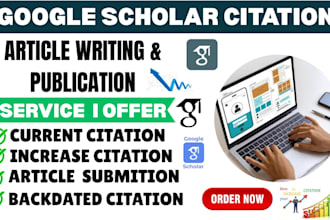 increase, backdate your google scholar citation in a peer reviewed index journal