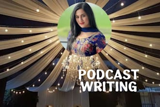 draft SEO rich podcast show notes