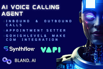 setup gohighlevel vapi ai voice agents with make com, vapi ai, bland, synthflow