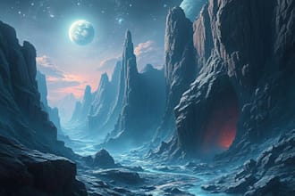 create a environment or background concept art for you