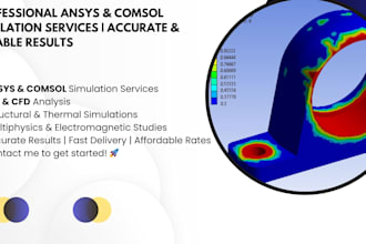 solve mechanical engineering problems using ansys and comsol