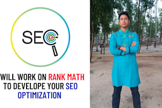 work on rank math to develope your SEO optimization
