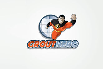 design awesome grout hero logo
