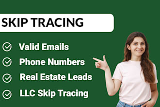 do fast and accurate real estate business skip tracing