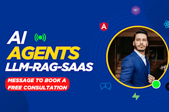 build rag application using llms, gpt openai model ai chatbot agents for saas