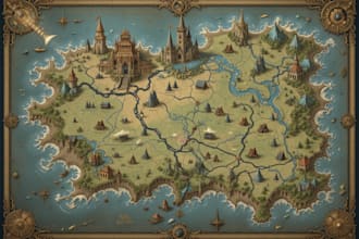 create a map of your fantasy world dnd and ttrpgs