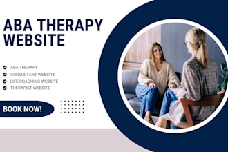 create and redesign therapy website, aba therapy website