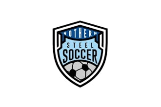 create a modern creative soccer sports club logo design