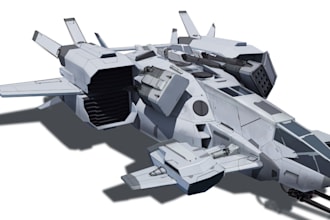 design starship 3d stl, 3d ship stl for 3d printing, 3d model spaceship interior