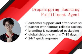 be your dropshipping sourcing and fulfillment agent in china