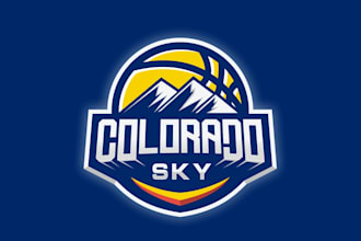 design a modern basketball tournament logo for your event