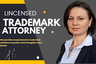 be your US attorney for trademark and patent search clearance and registration