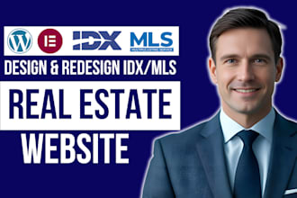build real estate wordpress website design mls idx website realtor agent website
