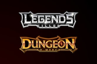 make 3d emblem logo with fantasy game style