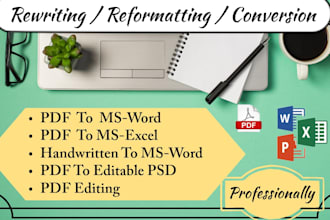 convert any non editable file into editable format