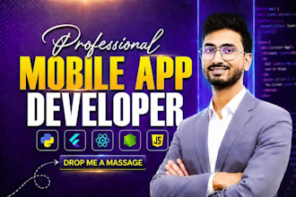 do mobile app development, android and ios app builder as flutter developer