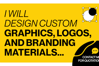 design custom graphics, logo, and branding materials