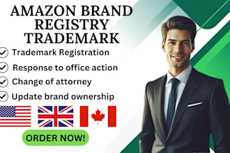 be your US licensed trademark attorney for your brand and amazon registry