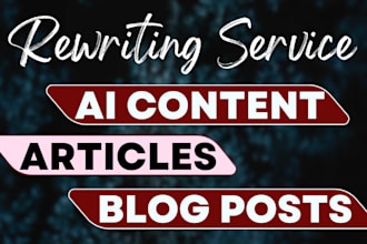 rewrite boring ai articles and blog posts