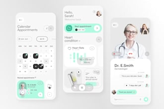 develop doctor appointment booking app for hospital and dentist clinic