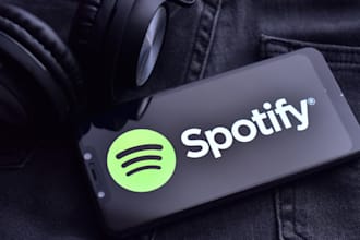 create ads for professional spotify promotion spotify album stream promotion
