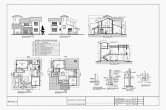 draft architectural plans in autocad, draftsman
