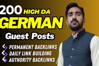 do SEO backlinks through german guest posts high da german link building
