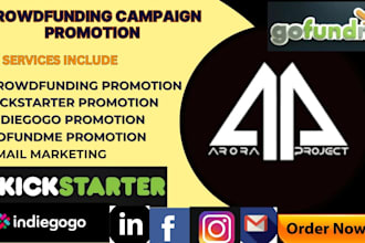 promote your crowdfunding campaign with guaranteed results
