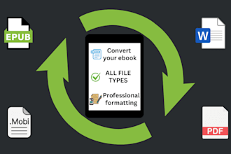 do professional ebook conversion all file types