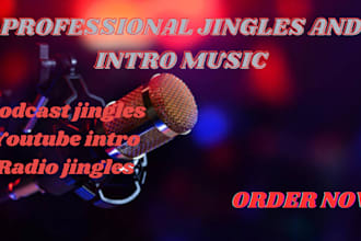 produce professional podcast intro, radio jingles, dj drops for your brand